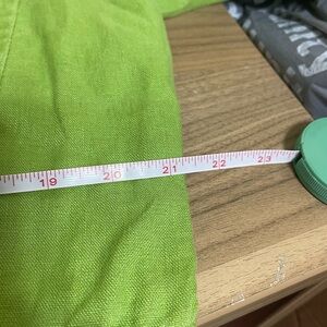 Coldwater Creek Lime Green Large Linen Jacket